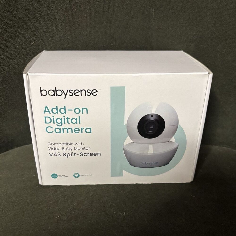 Babysense Add-on Digital Camera V43 Split-Screen Video Baby Monitor